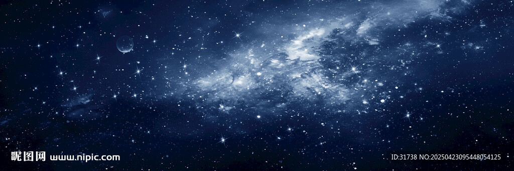 黑色宇宙星空背景圖