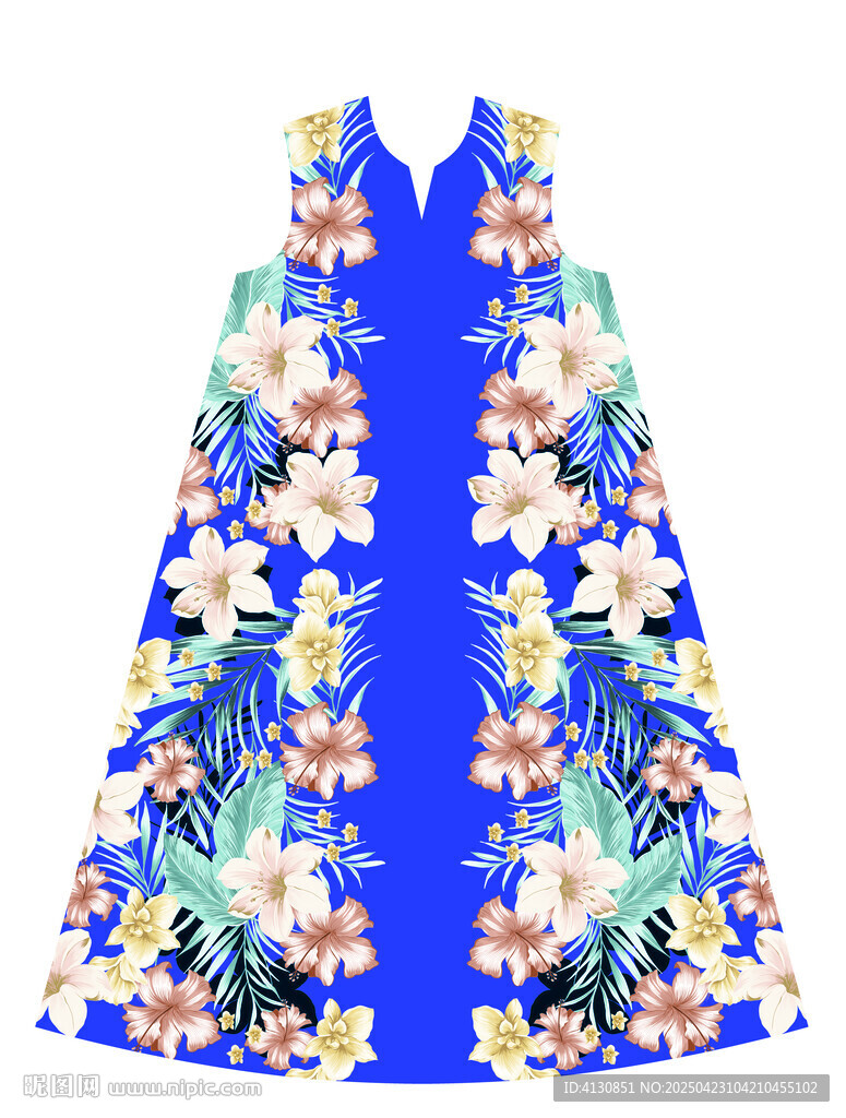 花卉大袍子