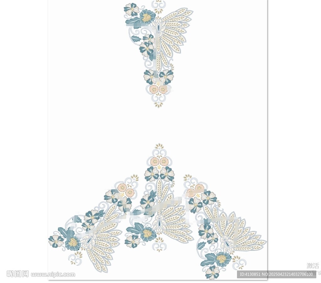 復(fù)古腰果花