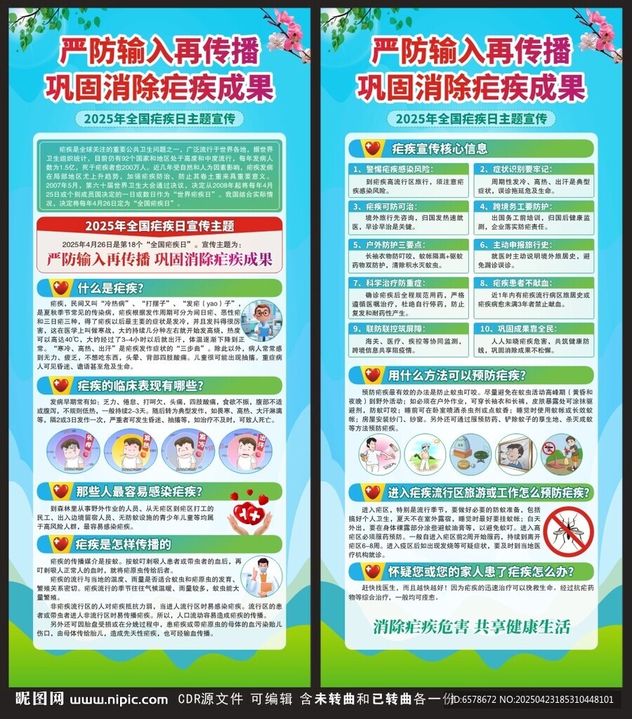 2025全國瘧疾日展架