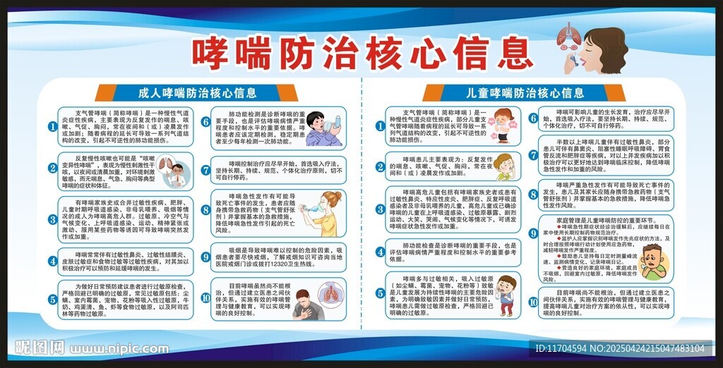 世界防治哮喘日宣傳欄