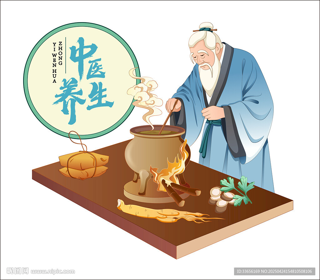 中醫(yī)插畫