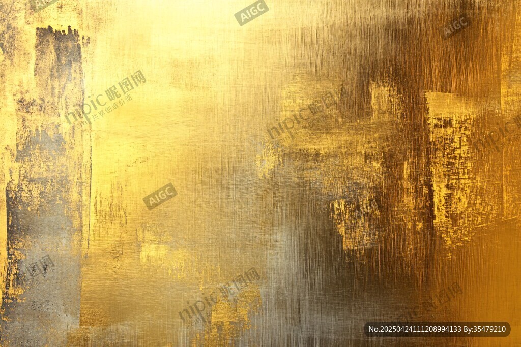 金色抽象紋理藝術(shù)背景圖