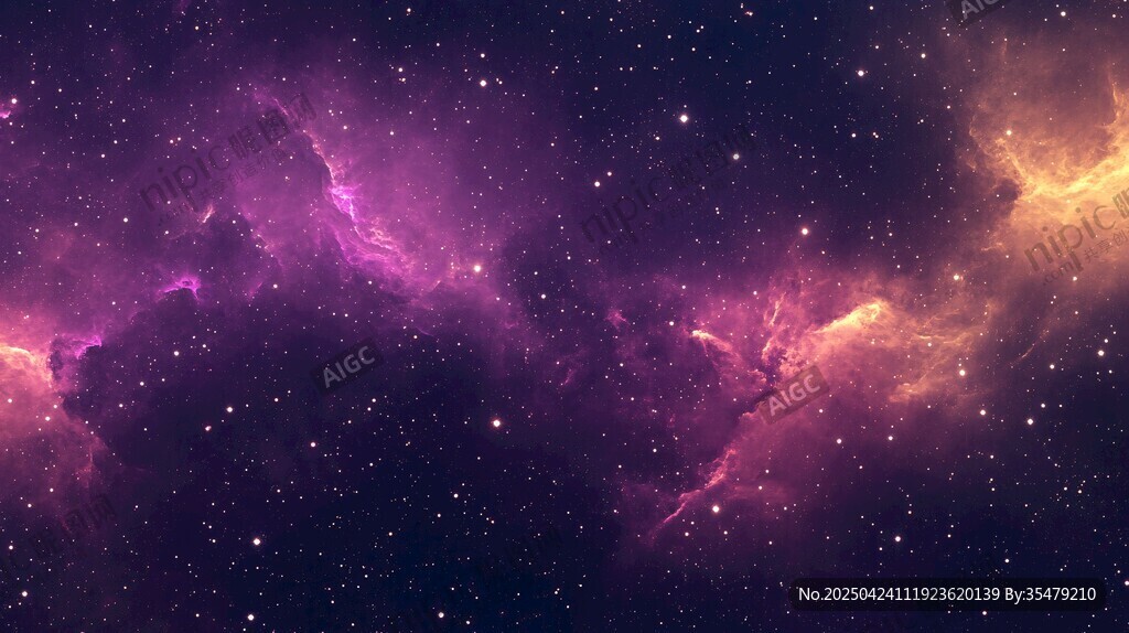 夢幻絢爛的宇宙星云景觀