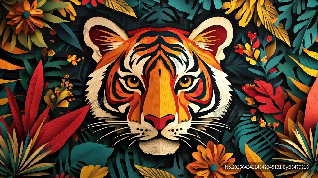 叢林猛虎 絢麗自然風(fēng)情