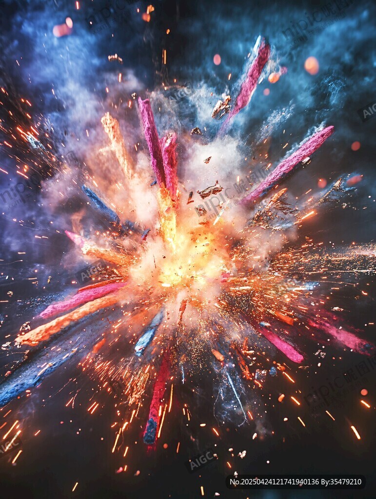 絢麗爆炸特效畫(huà)面