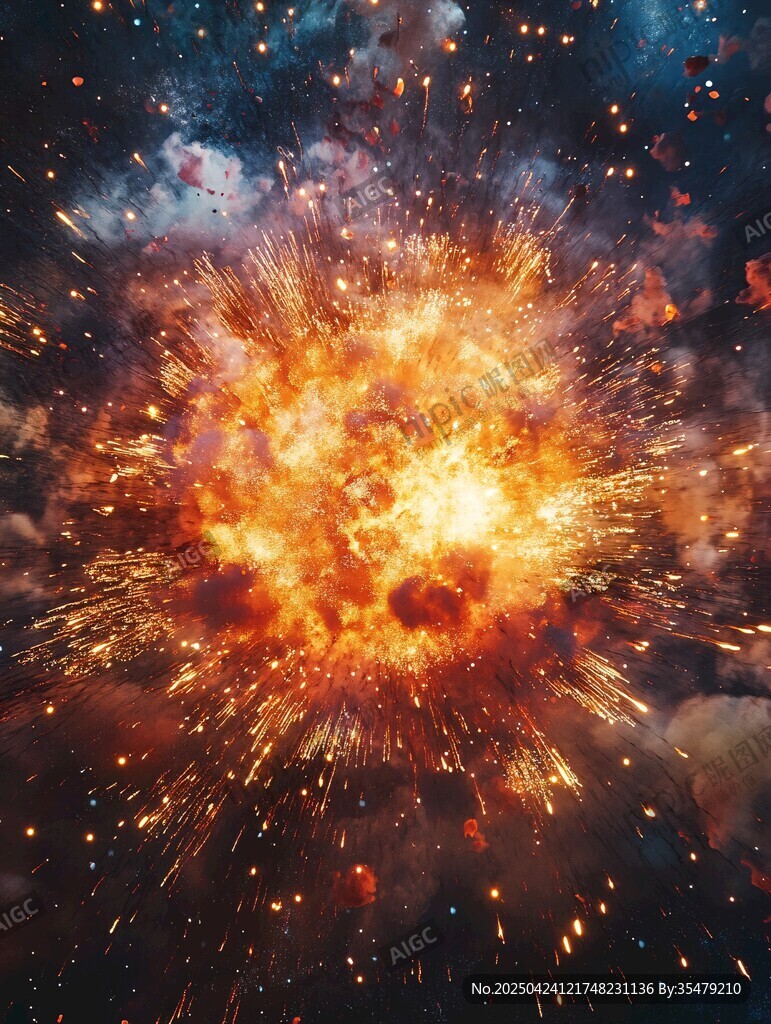 宇宙爆炸絢麗景象