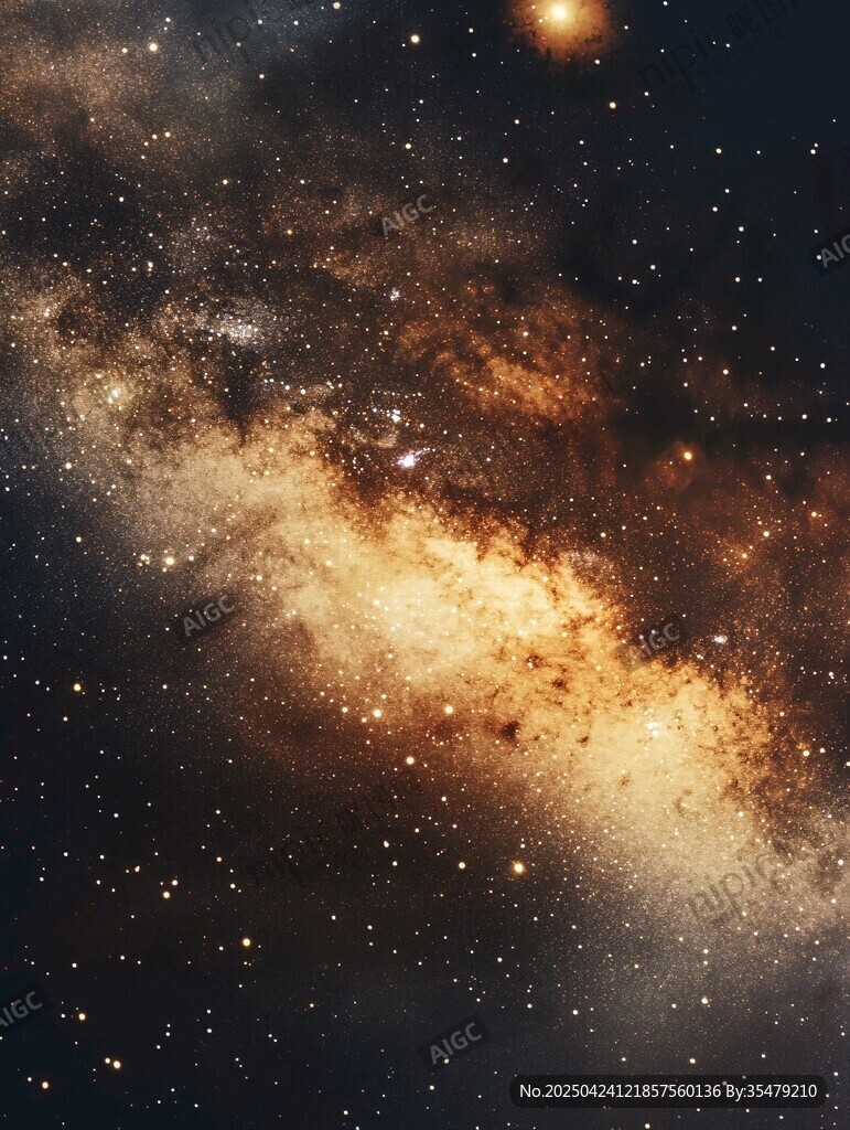 壯麗銀河星空奇幻景象