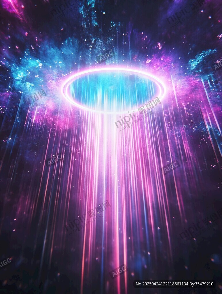 夢幻炫彩宇宙能量光環(huán)