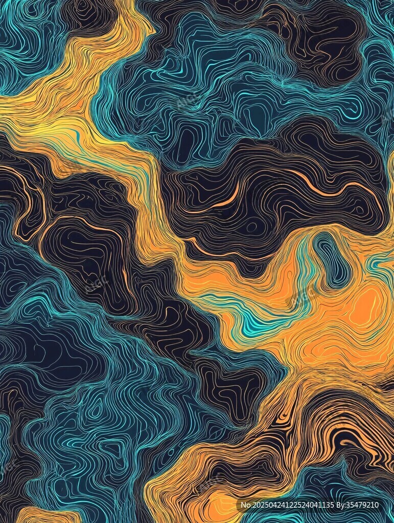流動色彩抽象紋理圖案