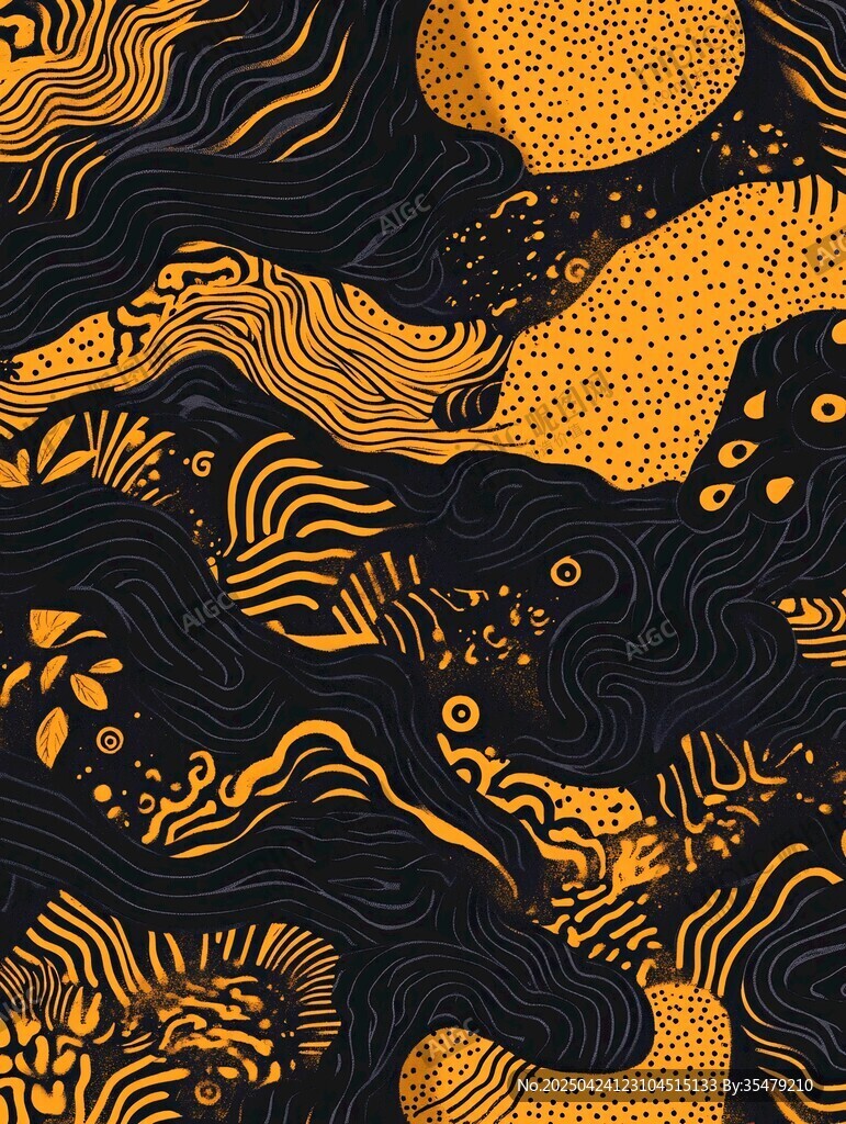 黑金抽象紋理圖案背景