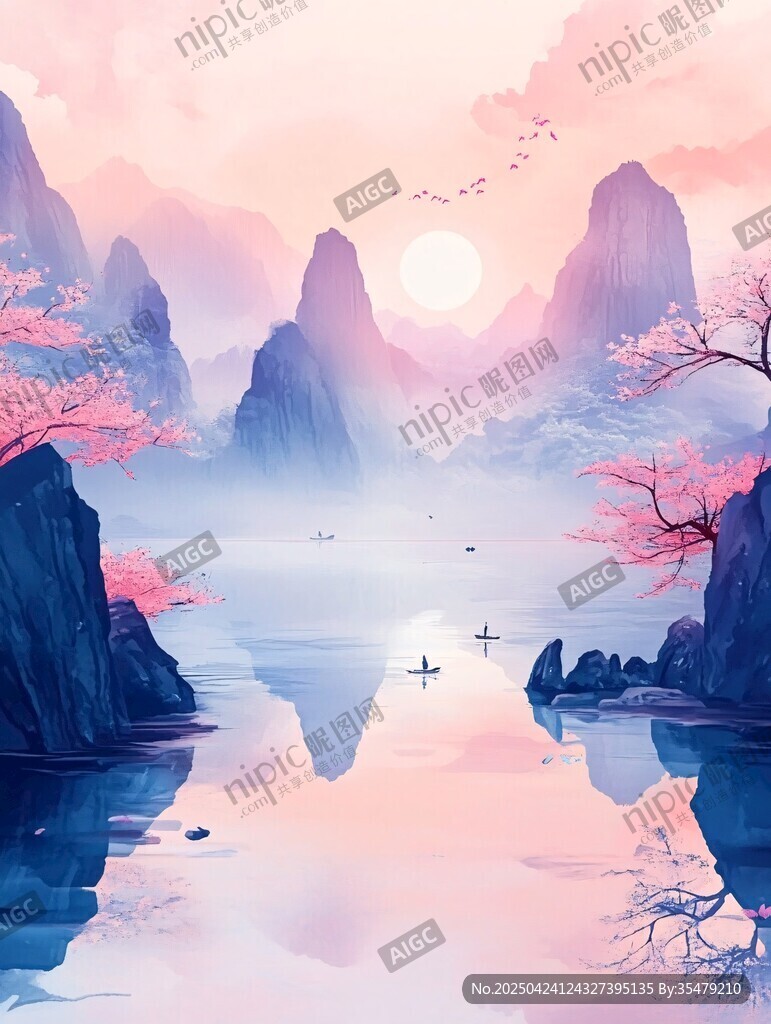 夢幻山水間的詩意美景