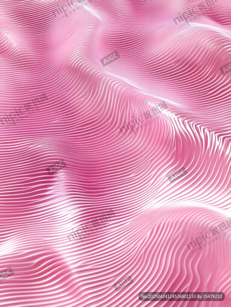 夢(mèng)幻粉色波紋背景紋理