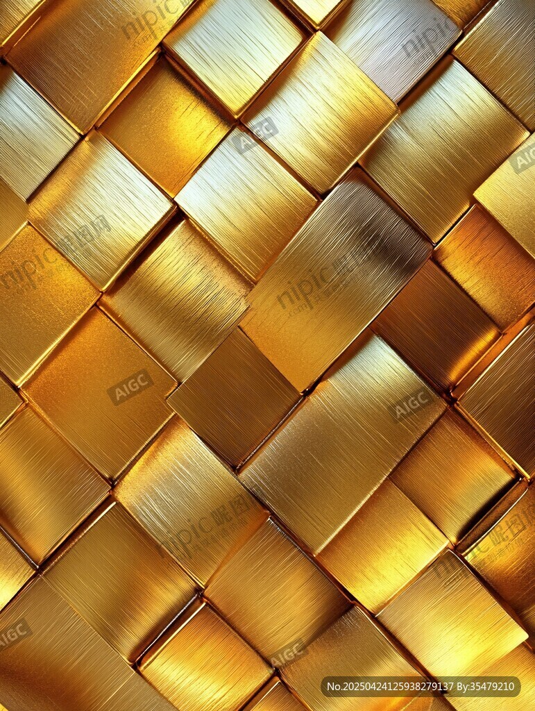 金色編織紋理金屬質(zhì)感圖案