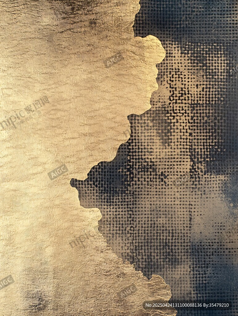 金色斑駁抽象藝術(shù)紋理圖