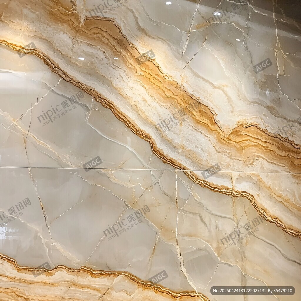 奢華大理石紋理墻面展示