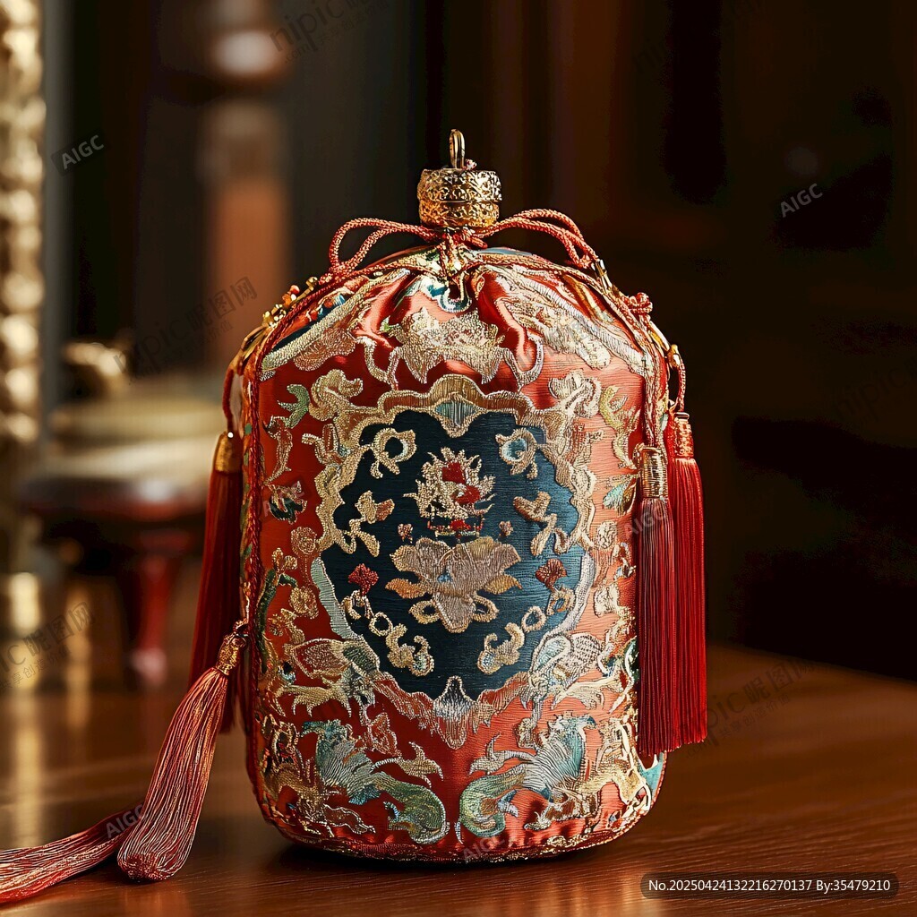 精美中式刺繡香囊
