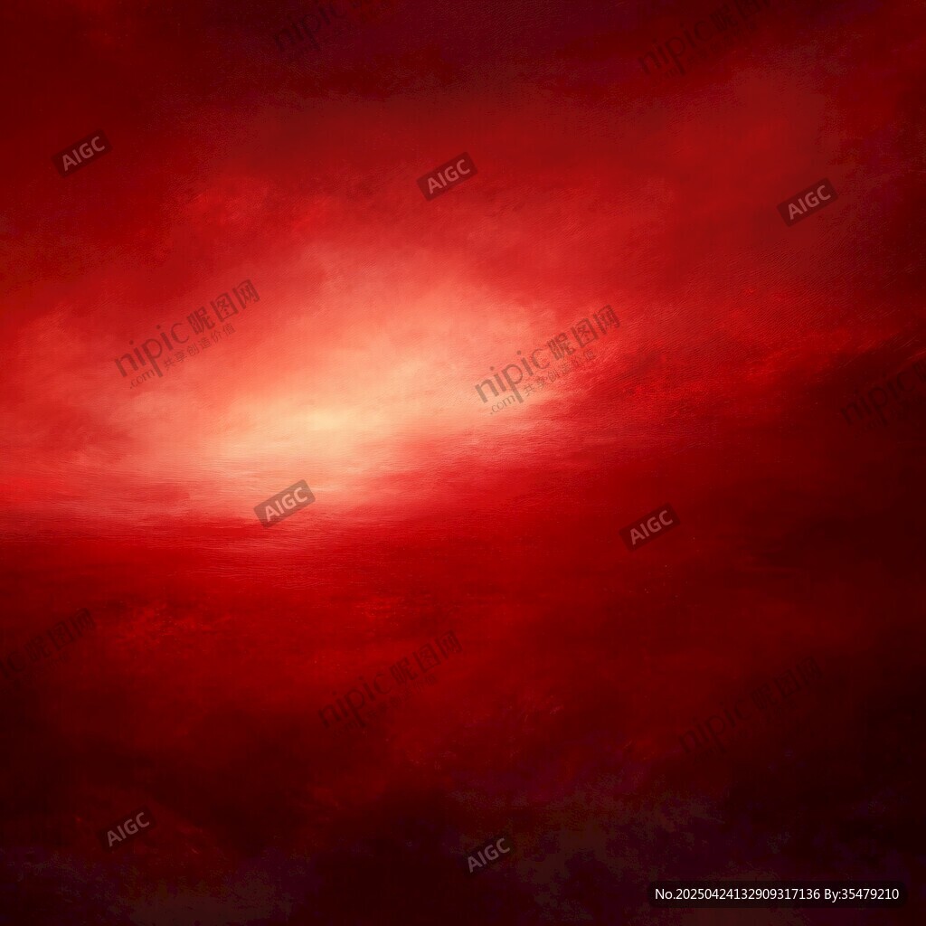 紅色夢(mèng)幻光暈背景圖