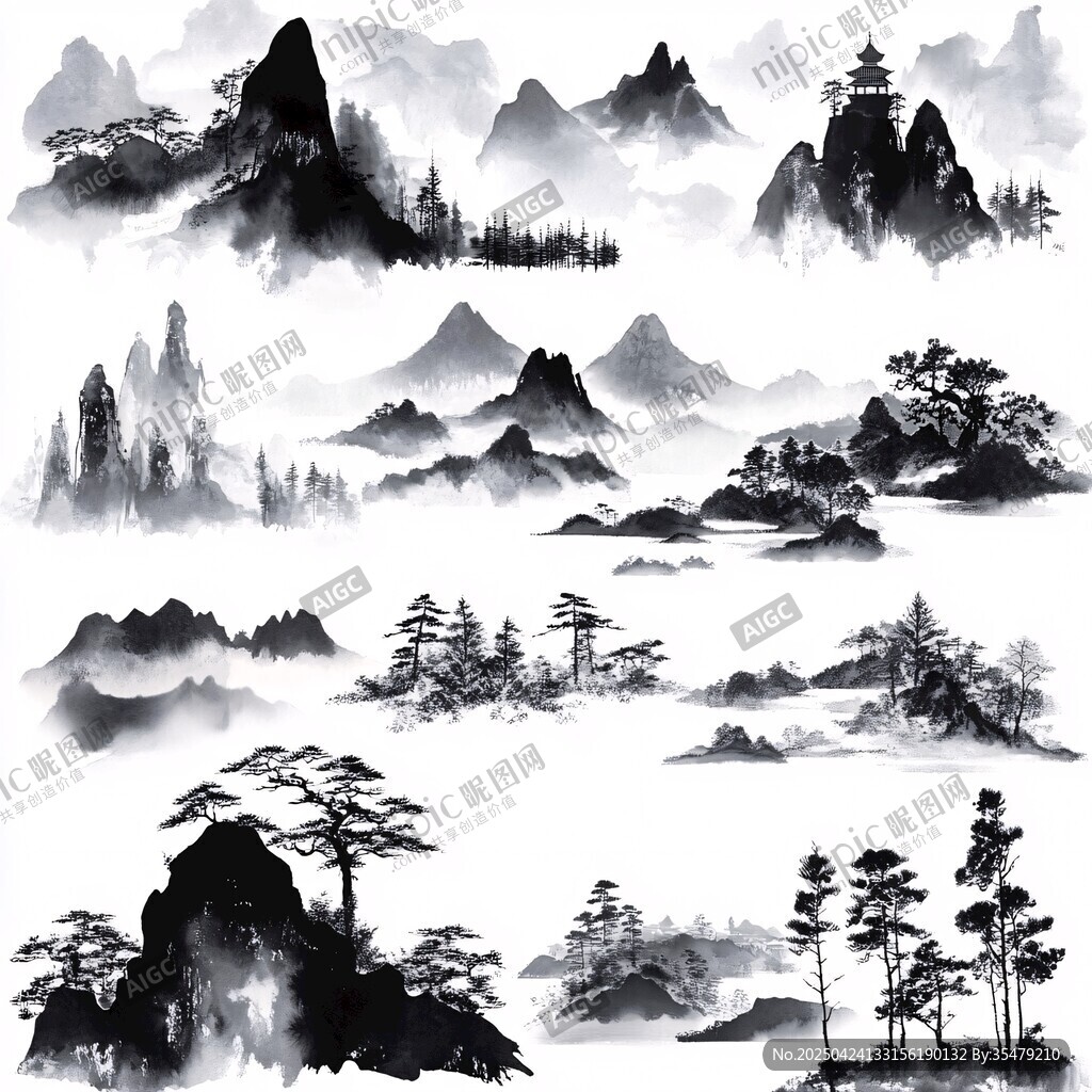 水墨山水景致集錦