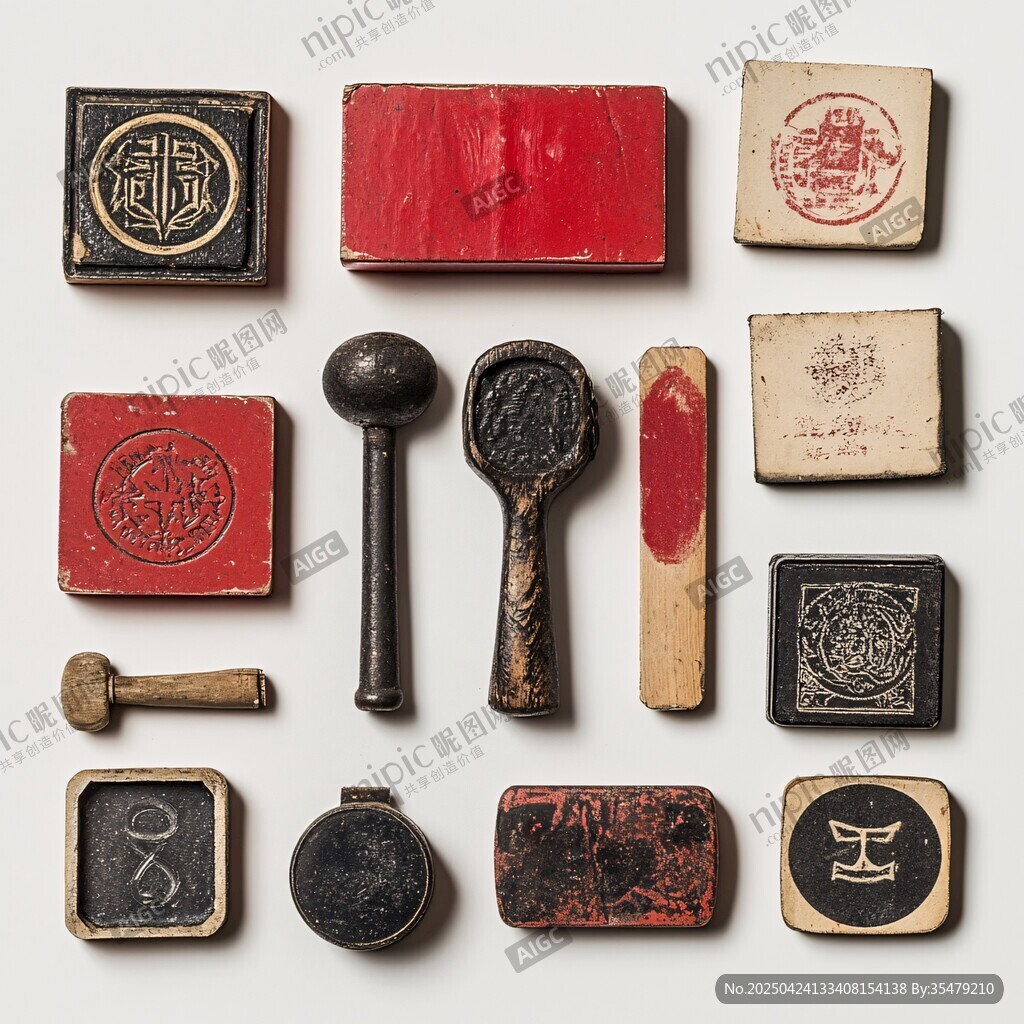 傳統(tǒng)古老印章及印具展示