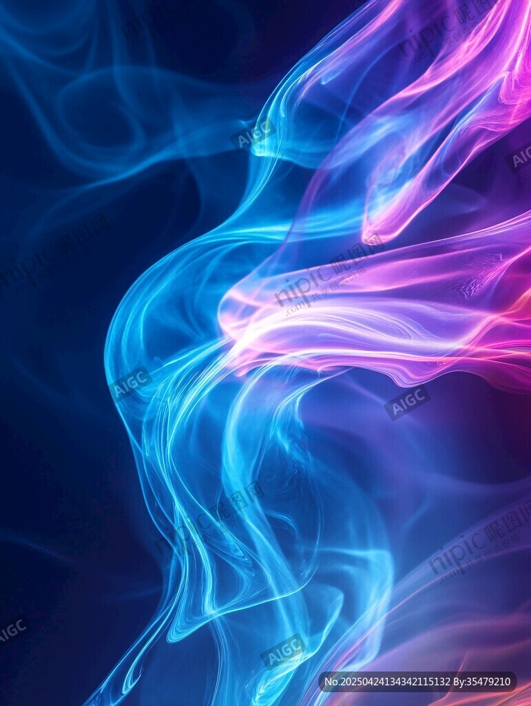 夢幻炫彩煙霧藝術效果