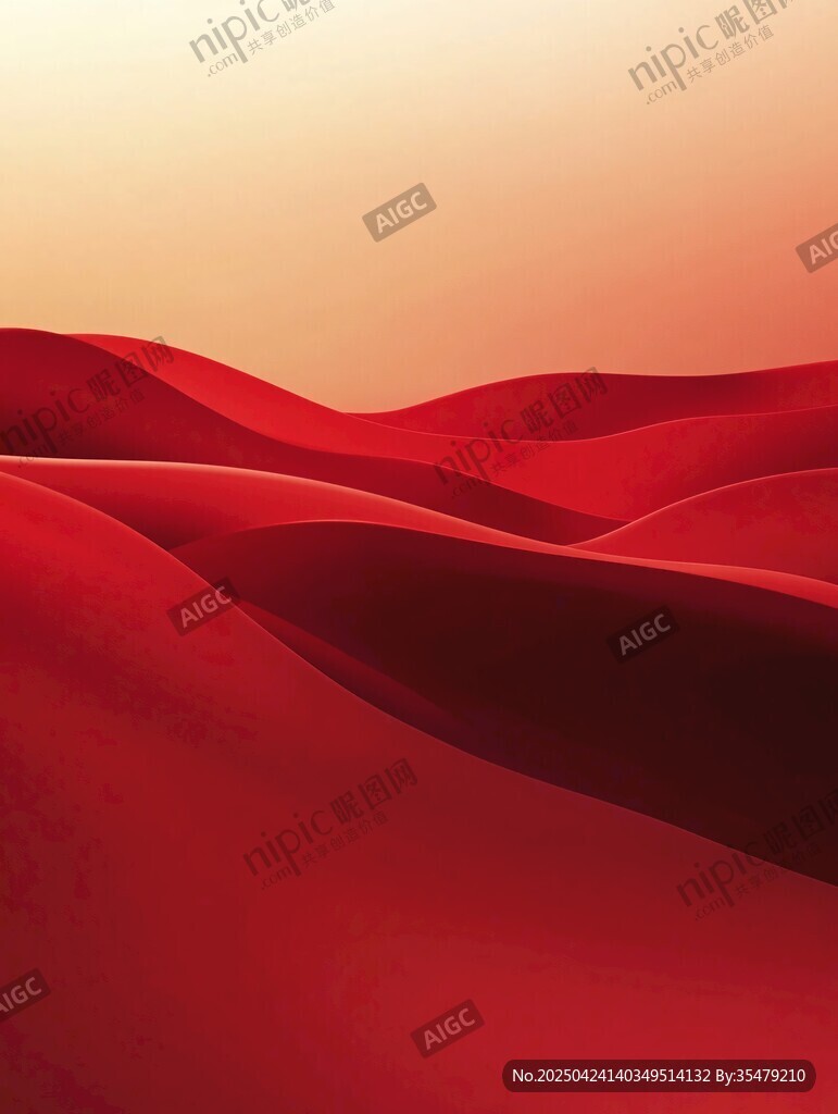 紅色沙丘景觀 壯麗迷人