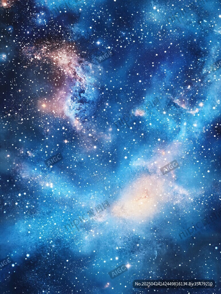 夢幻深邃的璀璨星空