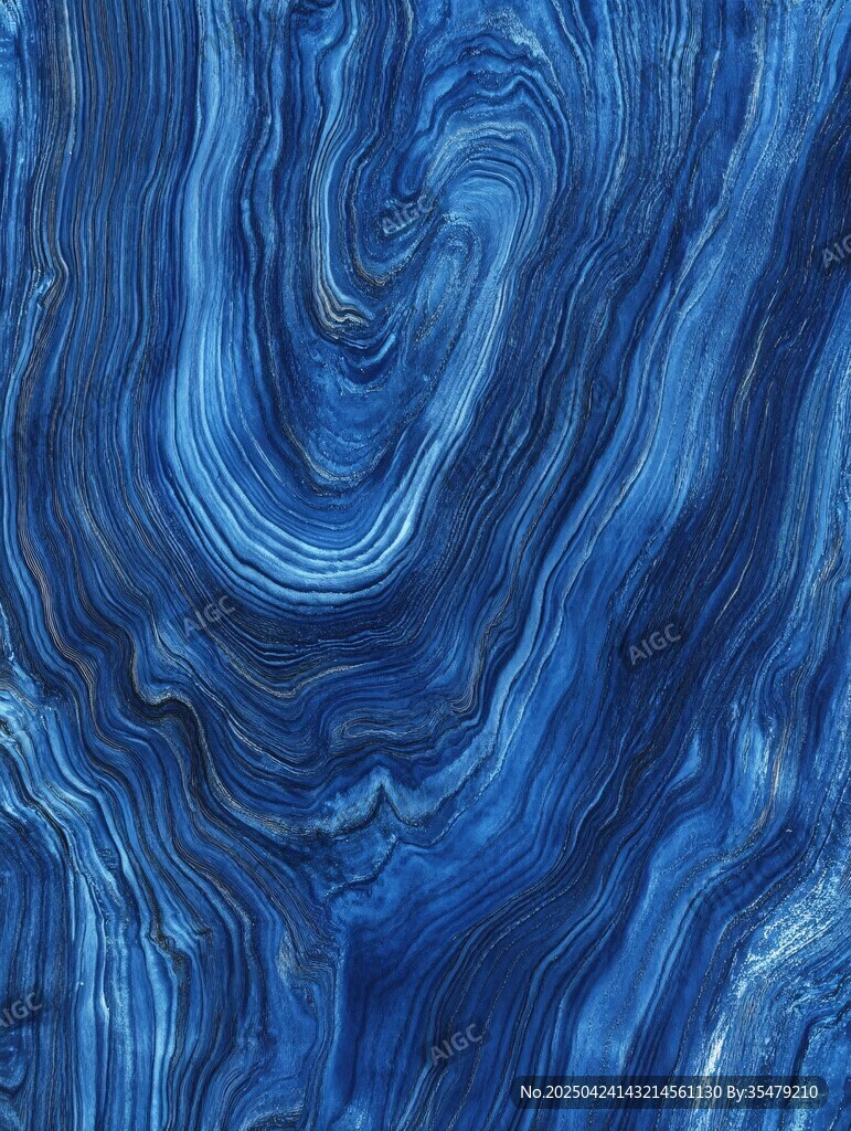 藍色紋理大理石背景圖案