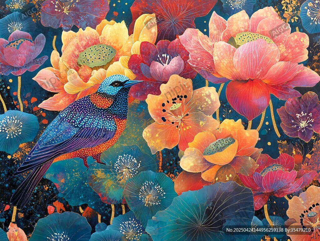 花鳥繽紛圖