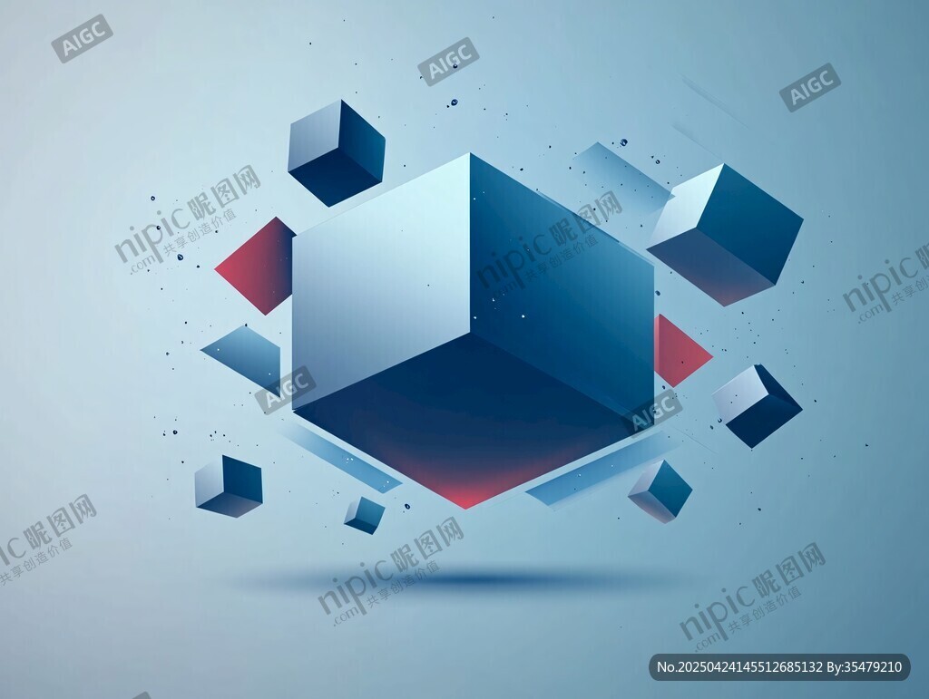 立體幾何抽象圖形設(shè)計