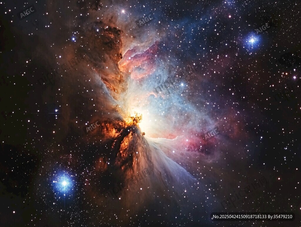 璀璨星云宇宙壯麗景象