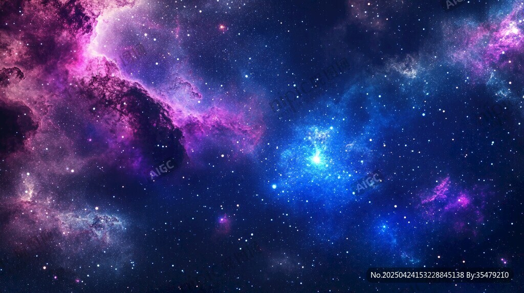 夢幻絢麗的浩瀚宇宙星空