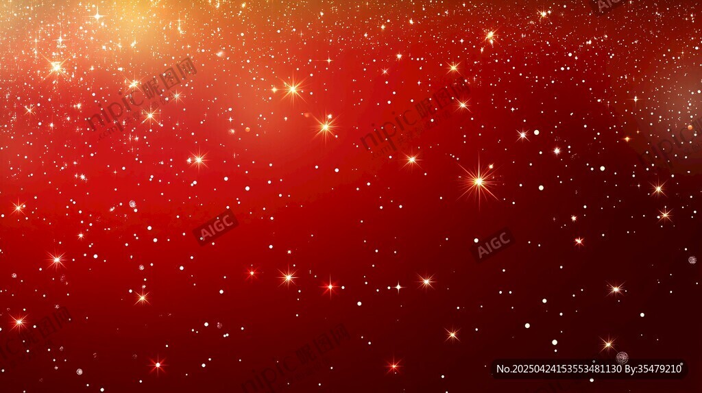 紅色星空夢(mèng)幻背景圖