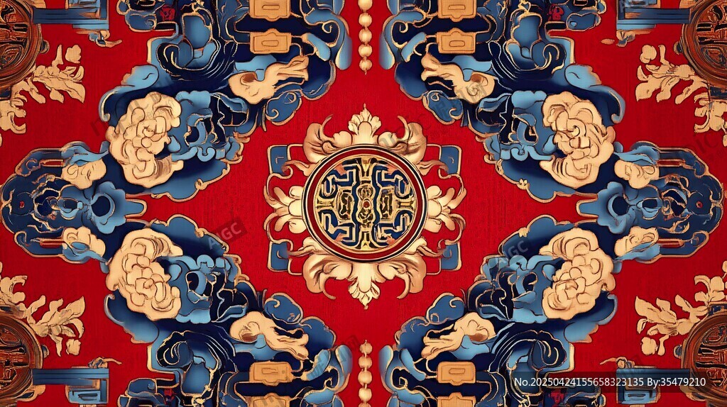 中式傳統(tǒng)吉祥花紋圖案