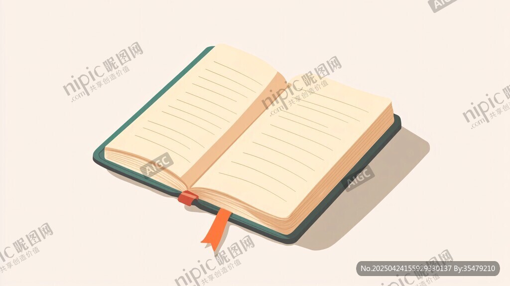 打開的筆記本