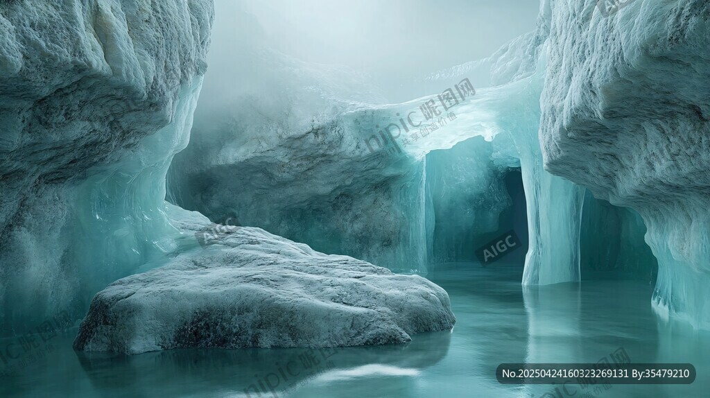夢(mèng)幻冰洞 靜謐的冰雪世界