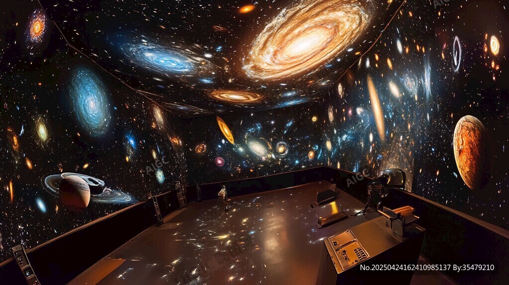 夢幻星空室內場景展示