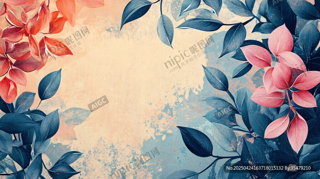 花卉背景圖 清新自然風(fēng)格