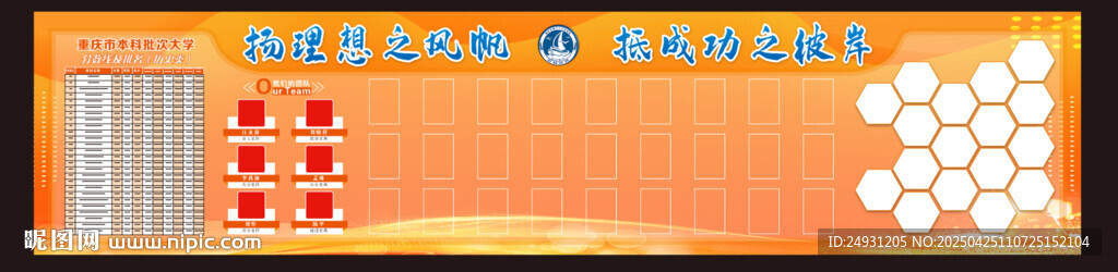 高三校園沖刺展板