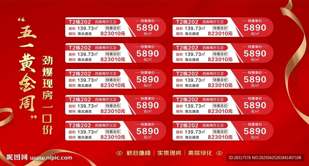 房地產活動價展板