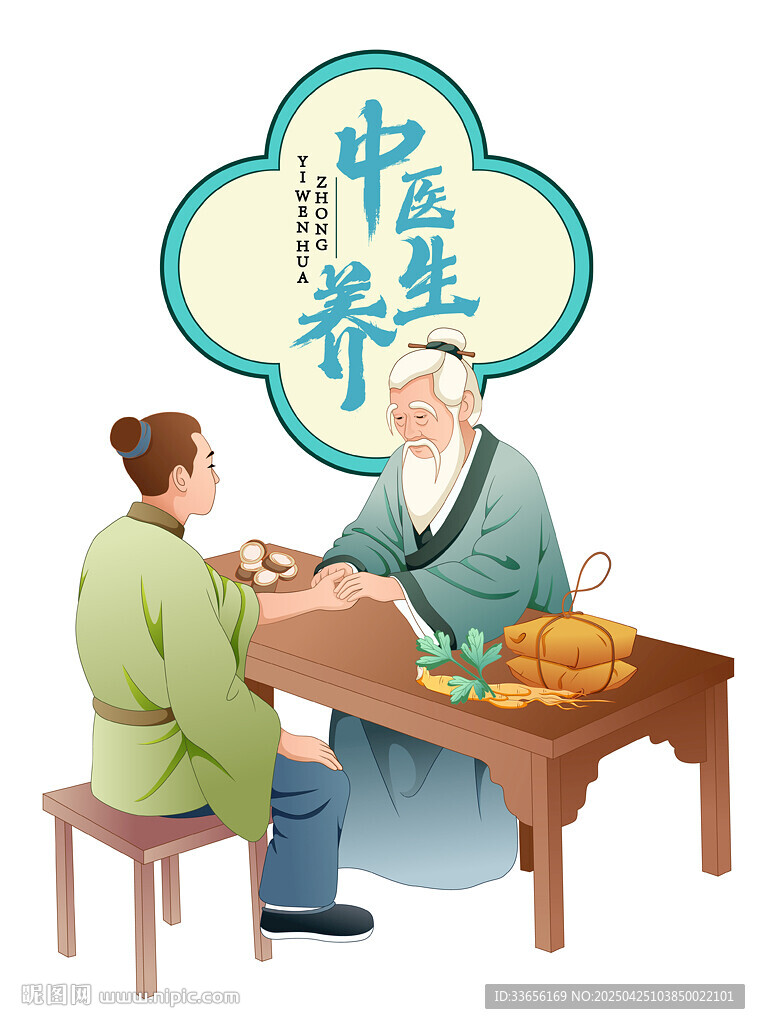 中醫(yī)插畫
