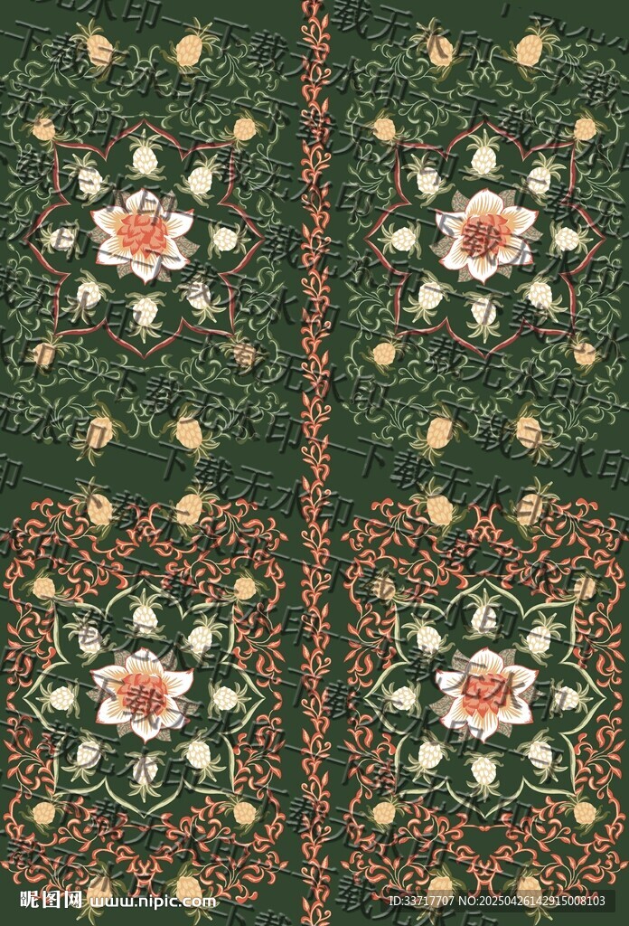 方巾花