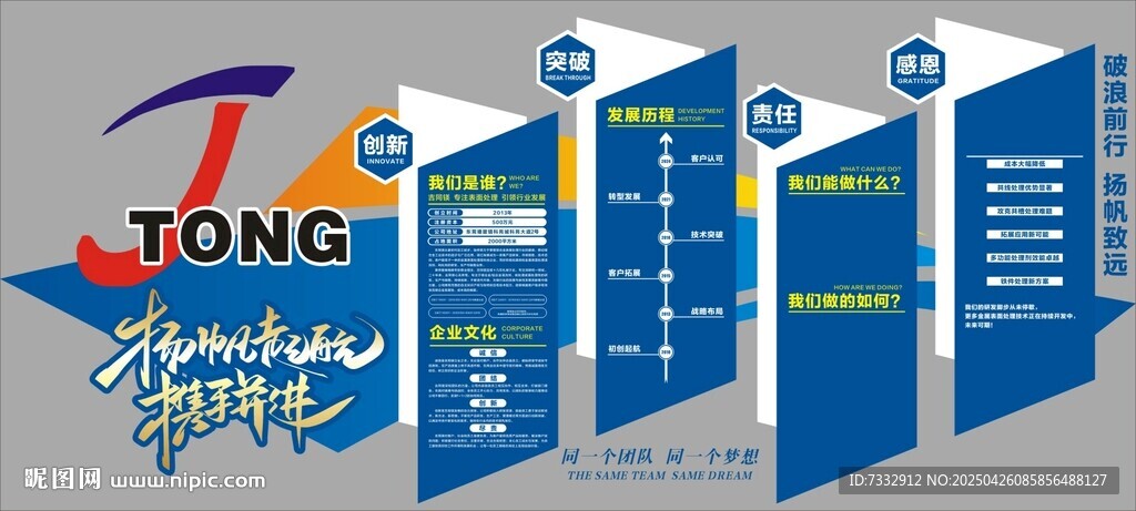 企業(yè)歷程展示展板設(shè)計(jì)