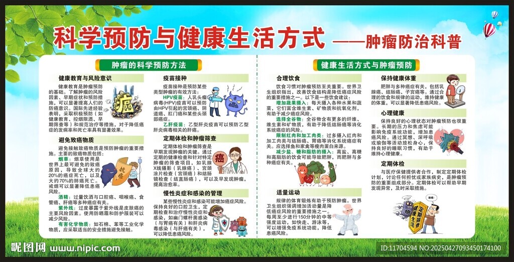 全國腫瘤防治宣傳周宣傳欄