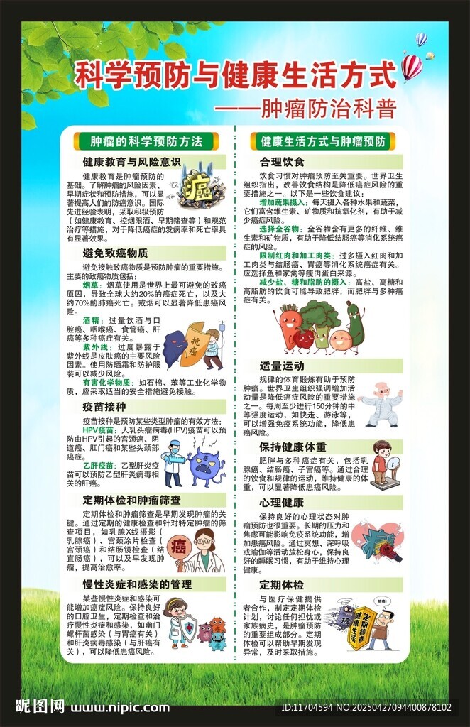 全國腫瘤防治宣傳周海報(bào)