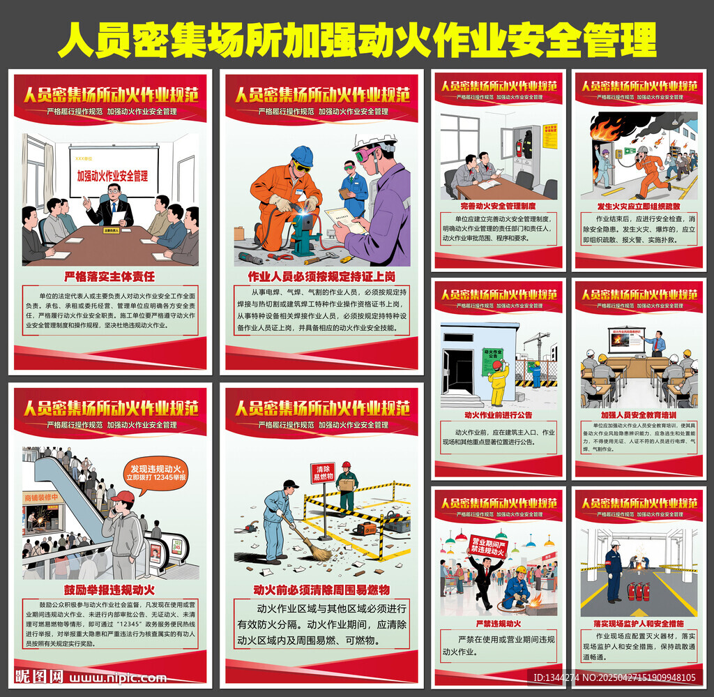 人員密集場所加強動火作業安全