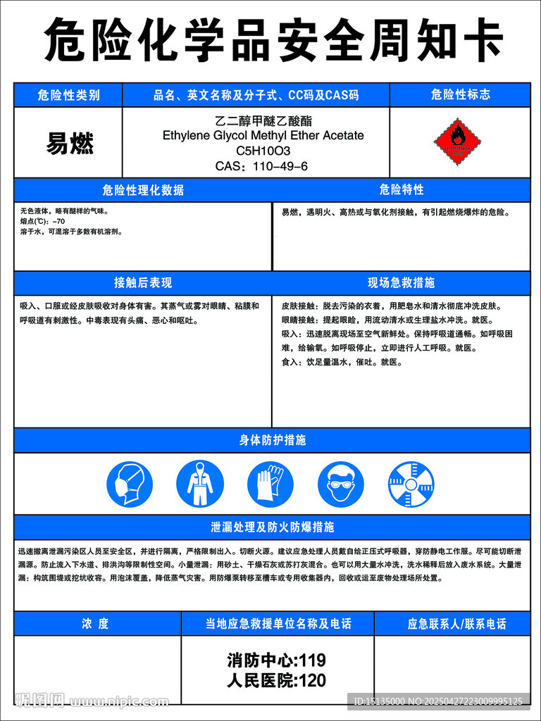 乙二醇甲醚乙酸酯_周知卡
