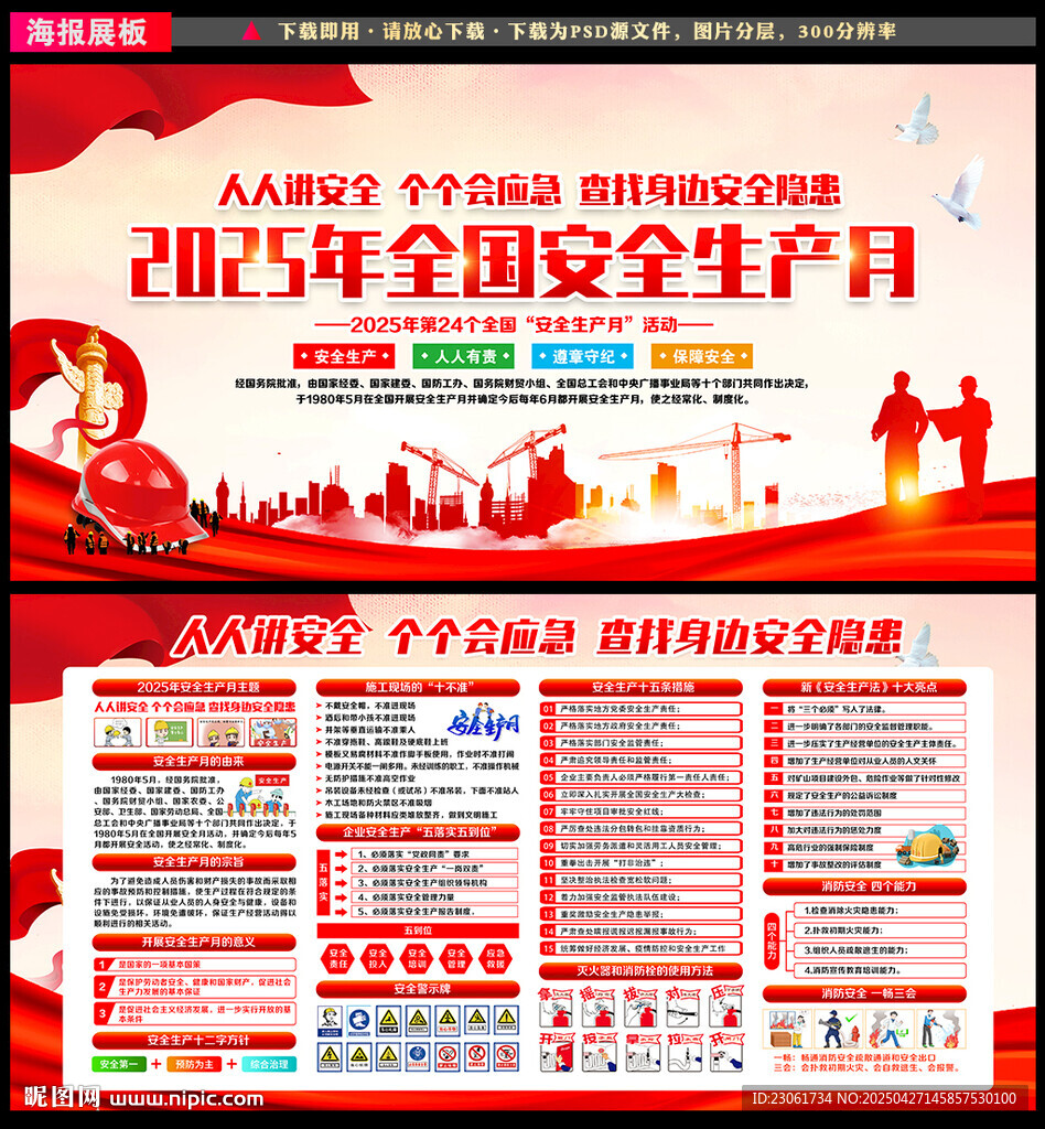 2025安全生產月宣傳欄
