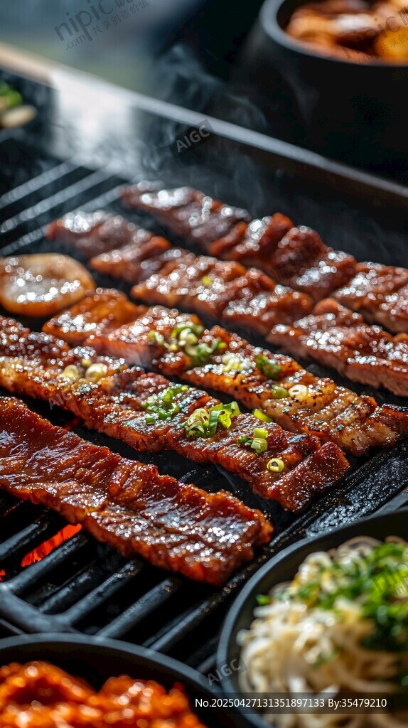 韓式烤肉 美味滋滋冒油