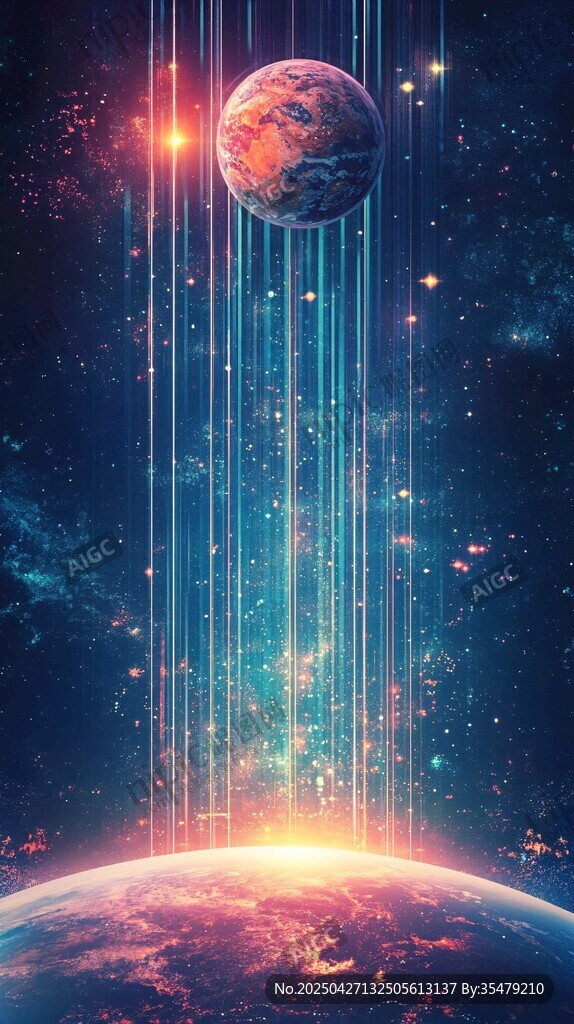 夢幻宇宙中的雙星球奇景